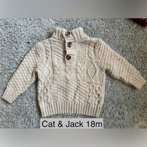 •Cat& Jack• Cable Knit Sweater | 18m